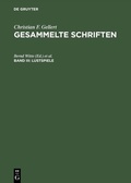 Cover: Lustspiele - De Gruyter
