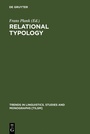 Cover: Relational Typology - De Gruyter Mouton