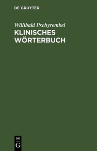 Abbildung von: Klinisches Wörterbuch - De Gruyter