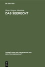 Cover: Das Seerecht - De Gruyter