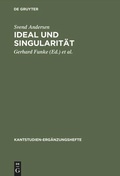 Cover: Ideal und Singularit&auml;t - De Gruyter