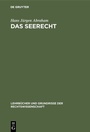 Cover: Das Seerecht - De Gruyter