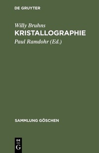 Abbildung von: Kristallographie - De Gruyter
