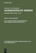 Cover: Erste Gr&uuml;nde der gesammten Weltweisheit (Praktischer Teil) - De Gruyter