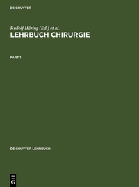 Enlarge image Cover: Lehrbuch Chirurgie - De Gruyter