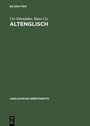 Cover: Altenglisch - De Gruyter