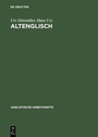 Cover: Altenglisch - De Gruyter