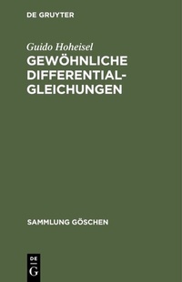 Abbildung von: Gewöhnliche Differentialgleichungen - De Gruyter