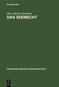 Cover: Das Seerecht - De Gruyter