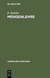 Abbildung von: Mengenlehre - De Gruyter
