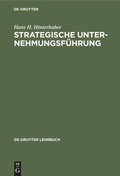 Cover: Strategische Unternehmungsf&uuml;hrung - De Gruyter Mouton
