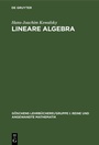 Cover: Lineare Algebra - De Gruyter