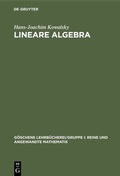 Cover: Lineare Algebra - De Gruyter