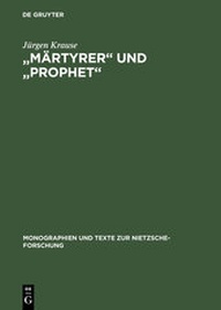 Enlarge image Cover: "Märtyrer" und "Prophet" - De Gruyter