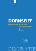 Cover: Der deutsche Wortschatz nach Sachgruppen - De Gruyter