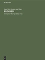 Cover: Eudised - De Gruyter Mouton