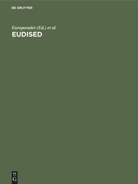 Enlarge image Cover: Eudised - De Gruyter Mouton