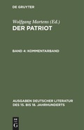 Cover: Kommentarband - De Gruyter