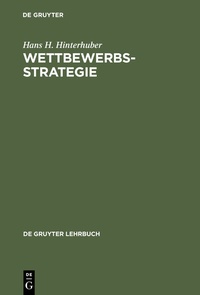 Abbildung von: Wettbewerbsstrategie - De Gruyter