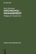 Cover: Hochschulmanagement - De Gruyter