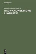 Cover: Nach-Chomskysche Linguistik - De Gruyter