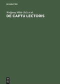 Cover: De captu lectoris - De Gruyter