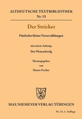 Cover: F&uuml;nfzehn kleine Verserz&auml;hlungen - De Gruyter
