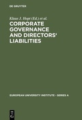 Cover: Corporate Governance and Directors' Liabilities - De Gruyter