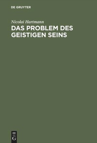 Enlarge image Cover: Das Problem des geistigen Seins - De Gruyter