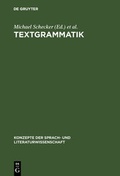 Cover: Textgrammatik - De Gruyter Mouton