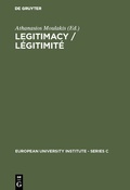 Cover: Legitimacy / L&eacute;gitimit&eacute; - De Gruyter