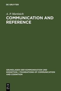 Enlarge image Cover: Communication and Reference - De Gruyter