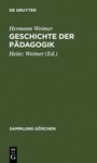 Cover: Geschichte der Pädagogik - De Gruyter