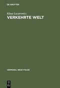 Cover: Verkehrte Welt - De Gruyter Mouton