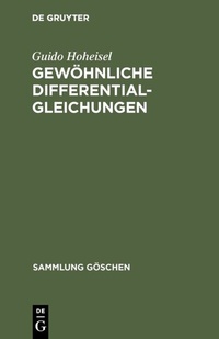Abbildung von: Gewöhnliche Differentialgleichungen - De Gruyter