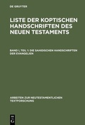 Abbildung von: Die sahidischen Handschriften der Evangelien - De Gruyter
