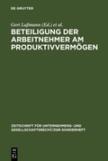 Cover: Beteiligung der Arbeitnehmer am Produktivverm&ouml;gen - De Gruyter