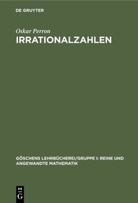 Enlarge image Cover: Irrationalzahlen - De Gruyter