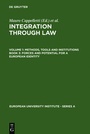 Cover: Integration Through Law. Methods, Tools and Institutions / Forces and Potential for a European Identity - De Gruyter