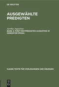 Cover: F&uuml;nf Festpredigten Augustins in gereimter Prosa - De Gruyter