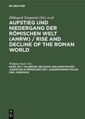 Cover: Religion (Hellenistisches Judentum in r&ouml;mischer Zeit, ausgenommen Philon und Josephus) - De Gruyter