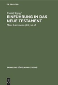 Cover: Einf&uuml;hrung in das Neue Testament - De Gruyter