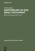 Cover: Einf&uuml;hrung in das Neue Testament - De Gruyter