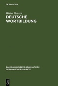 Cover: Deutsche Wortbildung - De Gruyter