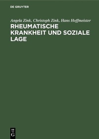 Abbildung von: Rheumatische Krankheit und soziale Lage - De Gruyter