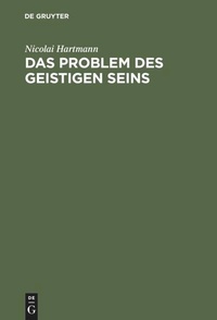 Enlarge image Cover: Das Problem des geistigen Seins - De Gruyter