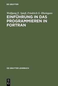 Abbildung von: Einführung in das Programmieren in FORTRAN - De Gruyter