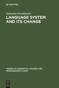 Cover: Language System and its Change - De Gruyter Mouton