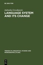 Cover: Language System and its Change - De Gruyter Mouton