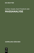 Cover: Ma&szlig;analyse - De Gruyter